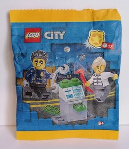Lego City 952304 Policeman and Crook with ATM Braqueuse - 2023 Neuf New - Picture 1 of 2
