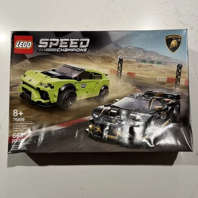 LEGO 76899 Speed Champions Lamborghini Urus & Huracan Trofeo *New, Sealed* - Image 1 of 3