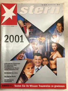 Stern vom 27.12.2001 : Leute, Bilder und Geschichten Jahresrückblick 2001 - Bild 1 von 1