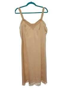 Olga Damen Slip Style 1325F Gr. 40 Beige Spitze Träger - Bild 1 von 8