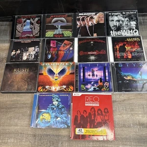 Classic Rock CD Lot 14 Journey Styx Rush REO Foreigner Blondie Creedence Gratefu - Bild 1 von 23