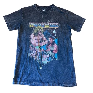WWE WrestleMania Ultimate Acid Wash T-Shirt Uomo S - Foto 1 di 6