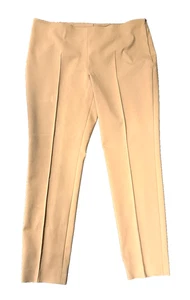 AKRIS Cotton Techno Slim Fit Pants MELISSA Camel Brown~ US 14 RET $795 - Picture 1 of 4