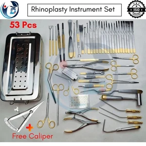 Rhinoplasty Instrument Set of 53 Pcs - Nose Surgery, Plastic Surgery Instruments - Picture 1 of 8