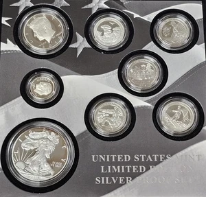 2016 US Mint Limited Edition Silver Proof Set w/Box & COA - Picture 1 of 4