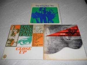 Bulk Various 3 X The Kingston Trio LP Albums Pop Folk EX - Picture 1 of 7