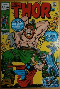 THOR #184 Jan 1971 Stan Lee Story John Buscema Artwork Marvel Comics 6.5 to 7.0 - Bild 1 von 5