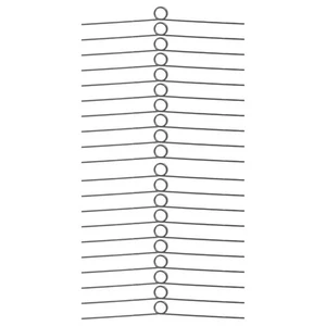  Molla di ricambio coperchio pattumiera 20 pz resistente per cestini spazzatura - Foto 1 di 12