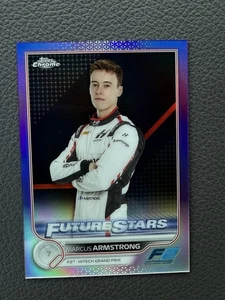 2022 Topps Chrome F1 Marcus Armstrong Purple /399 F2 Drivers Future Stars #83 NM - Bild 1 von 2