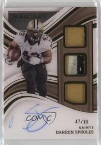 2023 Panini Immacolata Collezione Giocatori /99 Darren Sproles #PC-DSP Auto - Foto 1 di 3