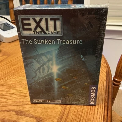 NEW/SEALED Kosmos EXIT The Game "The Sunken Treasure" Escape Room Game  Ages 10+ - Image 1 of 2