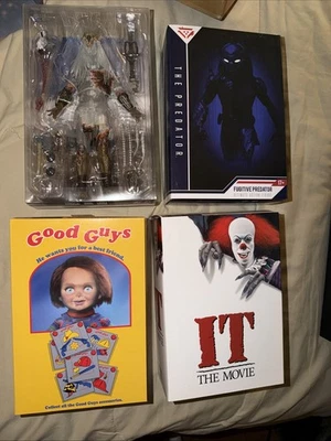 NECA Lot.  It - Chucky -Prey Predator & Fugitive Predator - Image 1 of 4
