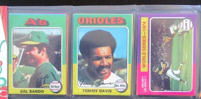 TOPPS 1975 PAQUETE DE RACK SELLADO SAL BANDO JOE RUDI OAKLAND A'S LARRY BOWA TOM DAVIS Foto 1 de 3