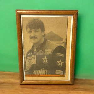 Vintage 1992 NASCAR Davey Allison at Darlington File Photo Newspaper Clip Rare - Bild 1 von 3