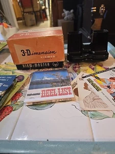 VINTAGE 3-D VIEW MASTER VIEWER MODELL E MIT BOX mit Rollen - Bild 1 von 12