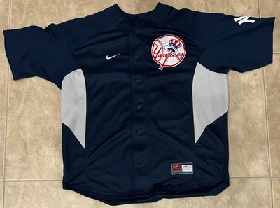 Camiseta deportiva cosida AROD Alex Rodriguez 13 Yankees con botones delanteros azul marino para hombre Foto 1 de 4