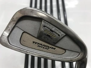 Mizuno T-ZOID T3 Titanium Iron Set 8pcs 5-9-P-F-S Turbo Gold Flex R - Picture 1 of 10
