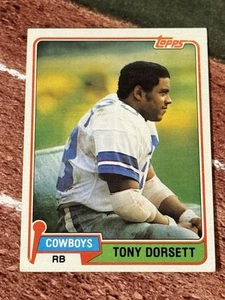 1981 Topps #500 Tony Dorsett Dallas Cowboys - Picture 1 of 2