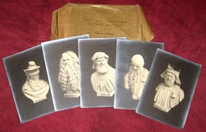 Bustes du Puits de Moïse au Chartreux. Dijon. 5 cartes 12 x 17 cm. - Picture 1 of 1