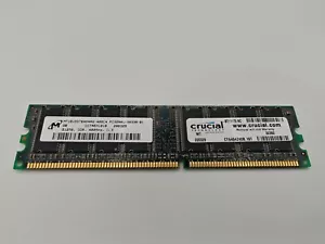 Crucial Technology 512MB DDR RAM PC3200 400MHz CL3 Desktop Memory Module - Picture 1 of 2
