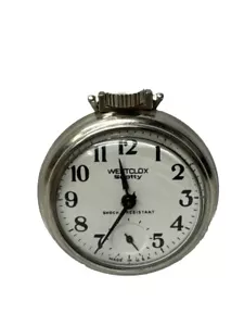 Westclox Scotty Pocket Watch Silver Works USA 1950s Manual Vintage - Picture 1 of 6