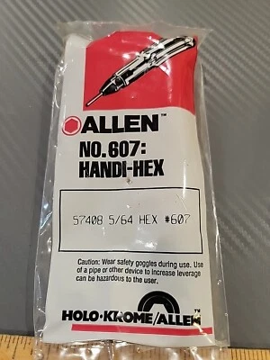 ALLEN HANDI-HEX NO. 607 035 HEX SHAFT DRIVER WITH HANDLE NIB NOS UNUSED - Image 1 of 2