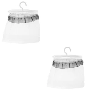 Set of 2 Wäscheklammerhalter Tasche Wäschekorb Zusammenklappbar Küche Bad - Bild 1 von 12