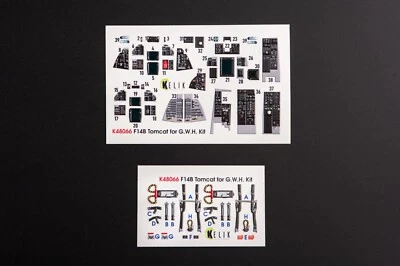 F-14B Tomcat interior 3D decals for GWH kit 1/48 Kelik K48066 - Image 1 of 4