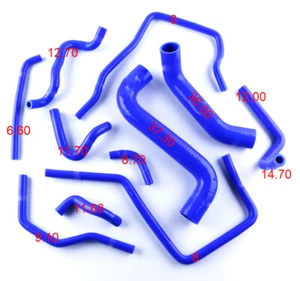 SILICONE RADIATOR HOSE BLUE FOR SUBARU Impreza WRX GDA/GGA STi GDB/GGB - Picture 1 of 12