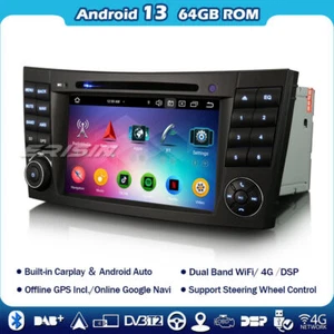 8-Kern Autoradio Android 13 für Mercedes W463 W212 W219 DSP Carplay GPS OBD2 DAB - Bild 1 von 16