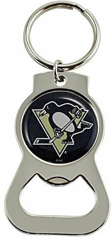 Pittsburgh Penguins Key Chain Bottle Opener Keyring Cover