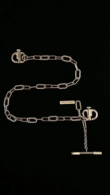 DSQUARED2 CATENA UNISEX ACCESSORIO DSQUARED CATENA IN ACCIAIO ARGENTO D2  - Immagine 1 di 4