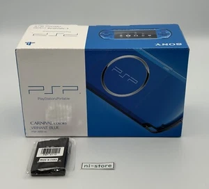 Sony PSP-3000 PSP 3000 Console Blue Complete in box Region Free -Brand New - Picture 1 of 5
