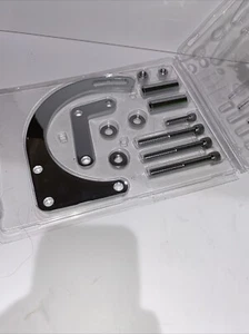 Polished Chrome Low Mount Alternator Bracket for SBC SB CHEVY Swp 283 305 327 35 - Picture 1 of 5