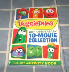 Brand New In Shrinkwrap DVD Set VEGGIETALES 25TH ANNIVERSARY 10-MOVIE COLLECTION - Picture 1 of 2