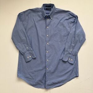 Nautica 100% Cotton Long Sleeve Pinstripe Shirt Men’s UK Size 2XL / XXL