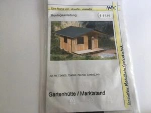 Cabaña de jardín - kit de madera auténtica corte láser de IMS 724500 - Imagen 1 de 1