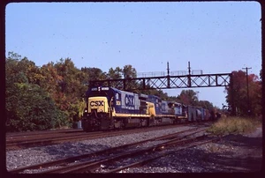 Original Schienenschlitten - CSXT 5834+ Abrams PA 10-6-1997 - Bild 1 von 1