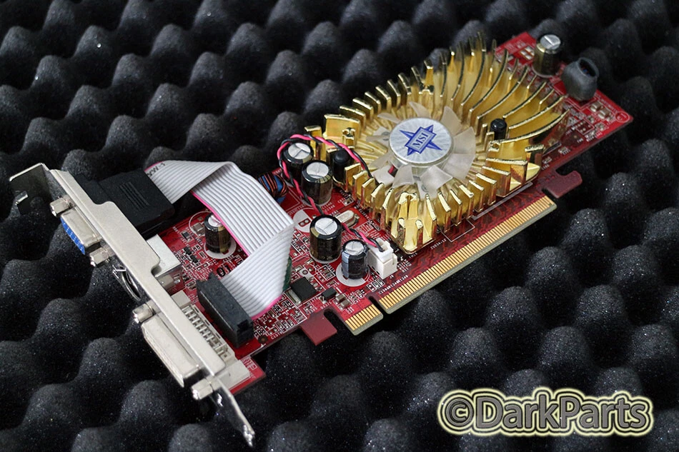 MSI NX7300LE-TD256E 256MB Graphics Card DVI VGA TV Geforce 7300LE Full Height - Image 1 of 1
