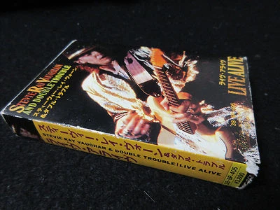 Stevie Ray Vaughan Live Alive Japan Cassette Tape in 1986 Blues Guitar Rock SRV - Image 1 of 4