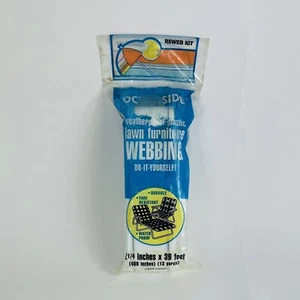 RE-WEB Correas blancas resistentes a la intemperie para muebles de césped 2 1/4 pulgadas X 39 pies 13 yardas de colección - Imagen 1 de 10