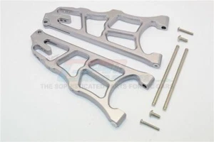 GPM MAN055 ALU FRONT LOWER ARMS ARRMA 1/8 NERO 6S BLX AR106011/AR106009 - Picture 1 of 10