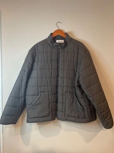 Calvin Klein Men's Gray Puffer Jacket with Pockets - Picture 1 of 6