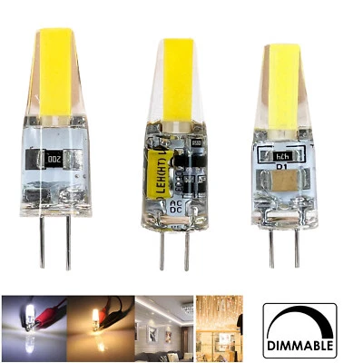 Dimmbare COB-Mini-G4-LED-Glühbirnen, 12 V, 220 V, 6 W, ersetzen 40W Halogenlampe - Bild 1 von 4
