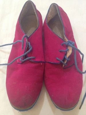 Scarpe da donna - colore fucsia e blu - N° 37 - pelle tessile e altre materie -  - Immagine 1 di 4