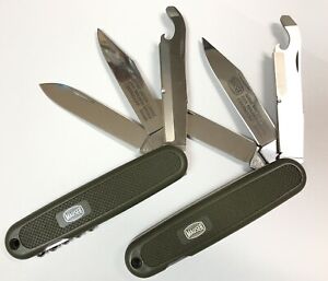 ☆2 MAUSER & VICTORINOX knives collection. Rare. SAK. Multi-tool. Folding knife.