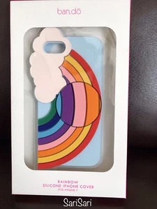 Neu Bando Silikon iPhone 7 Hülle Cover "Rainbow" Multi - Bild 1 von 6