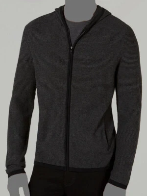 $49 Alfani Para hombres Gris Cremallera Completa Manga Larga Sudadera con Capucha Algodón Suéter Sudadera 2XL Foto 1 de 3