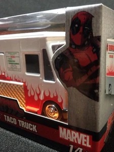 Jada Die Cast Metals Deadpool Taco Truck NEW Marvel X-men Food Truck Foodie - Picture 1 of 10