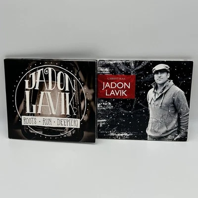 JADON LAVIK LOT OF 2: Christmas [SIGNED] + Roots Run Deep: A Collection of Hymns — 第 1/4 张图片